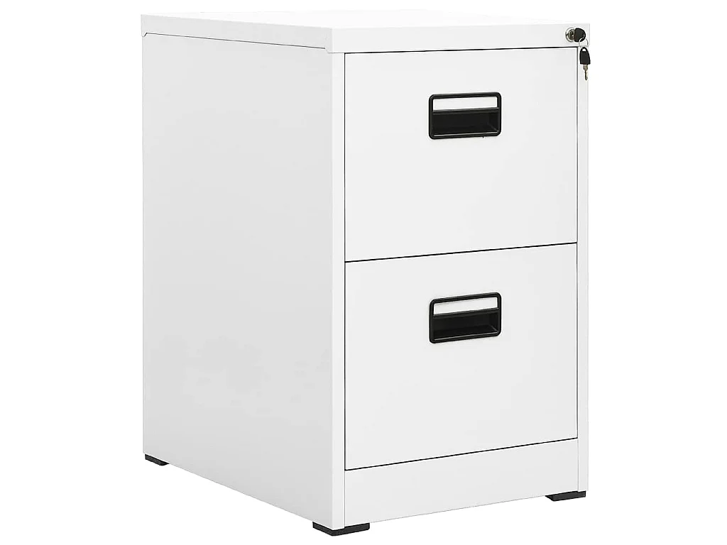 Archiefkast 46x62x72,5 cm staal wit