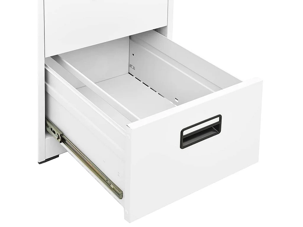 Archiefkast 46x62x72,5 cm staal wit