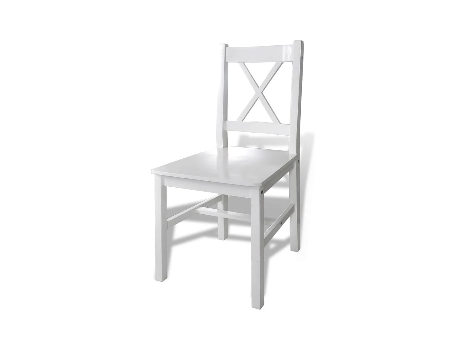 Juego de muebles de comedor 5 piezas blanco