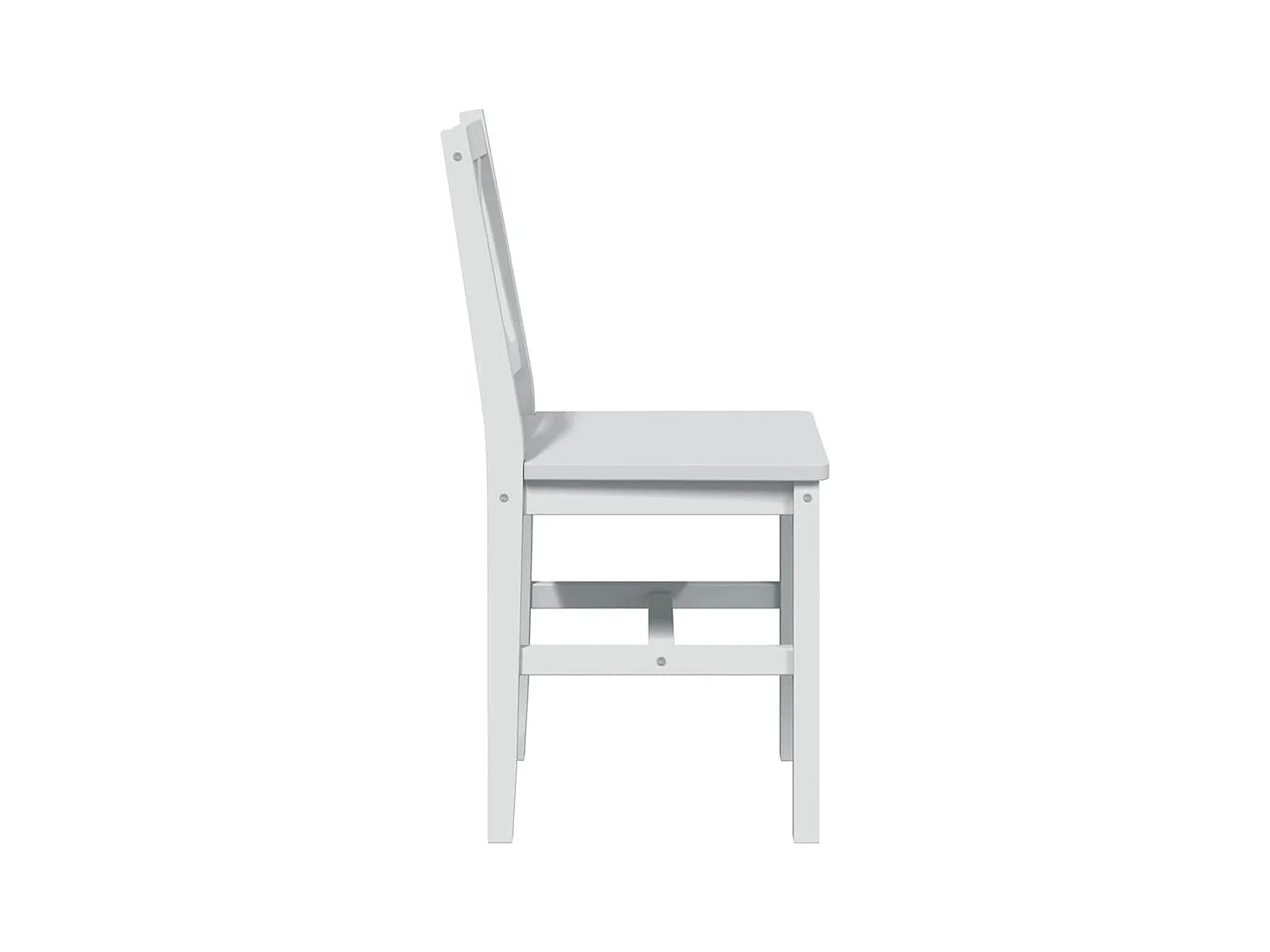 Juego de muebles de comedor 5 piezas blanco