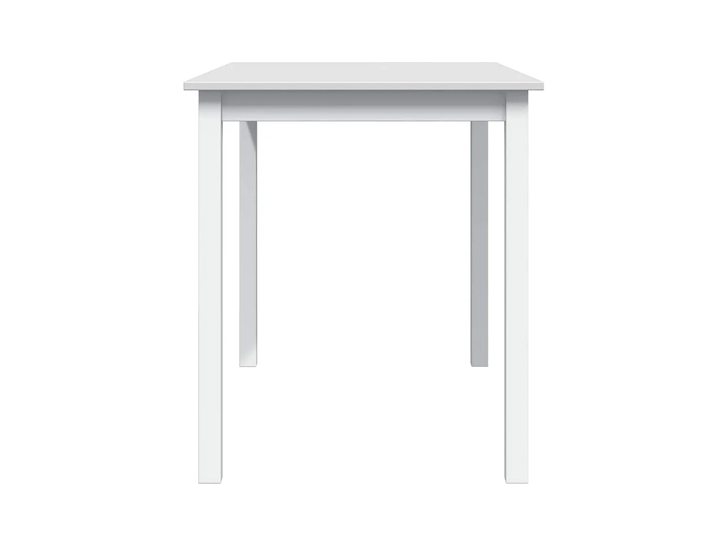 Juego de muebles de comedor 5 piezas blanco