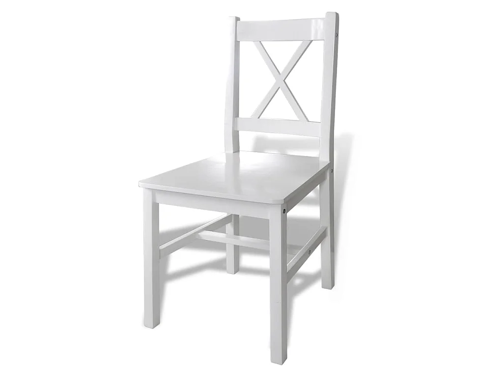 Ensemble de salle à manger 5 pcs Blanc