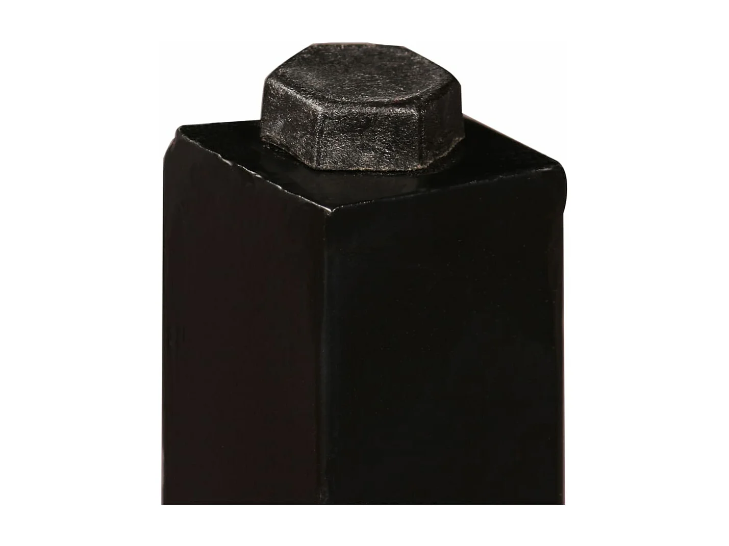 Ensemble de bar 5 pcs Bois massif recyclé et cuir véritable