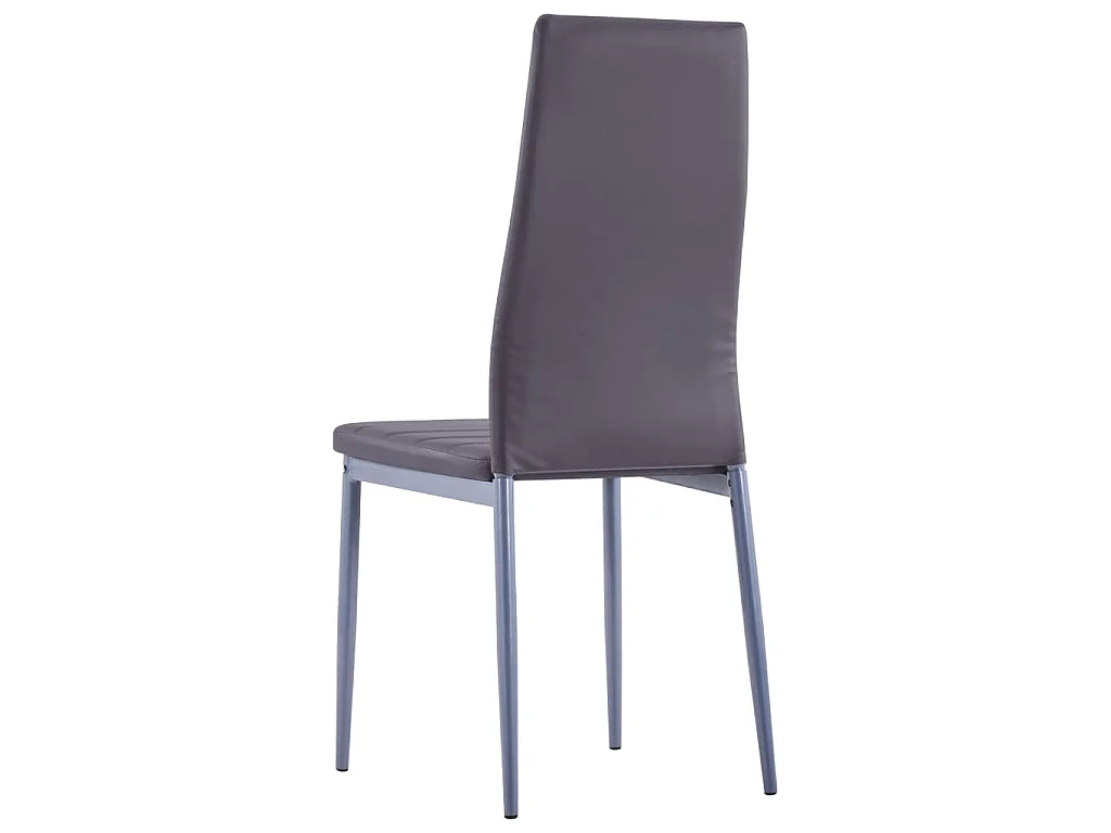 Mobilier de salle à manger 5 pcs Gris