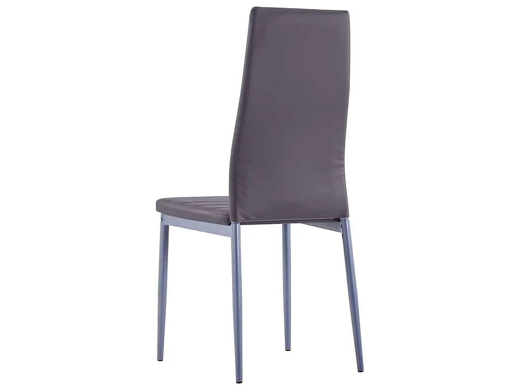 Mobilier de salle à manger 5 pcs Gris