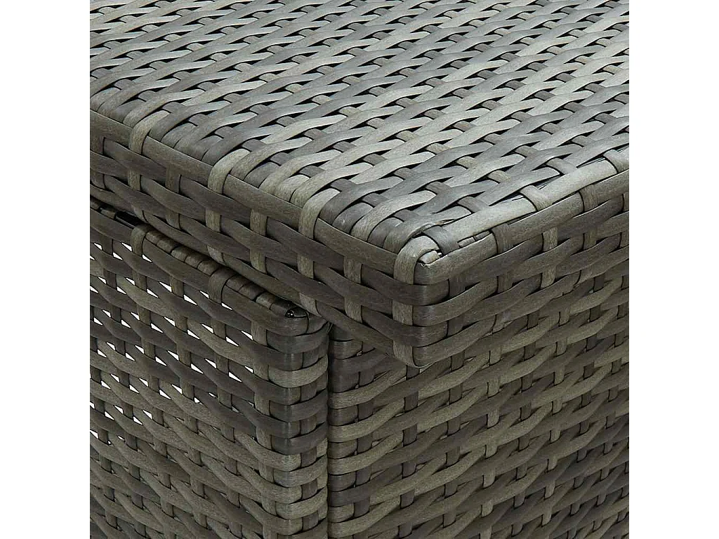 Set da Bar 3 pz in Polyrattan Grigio