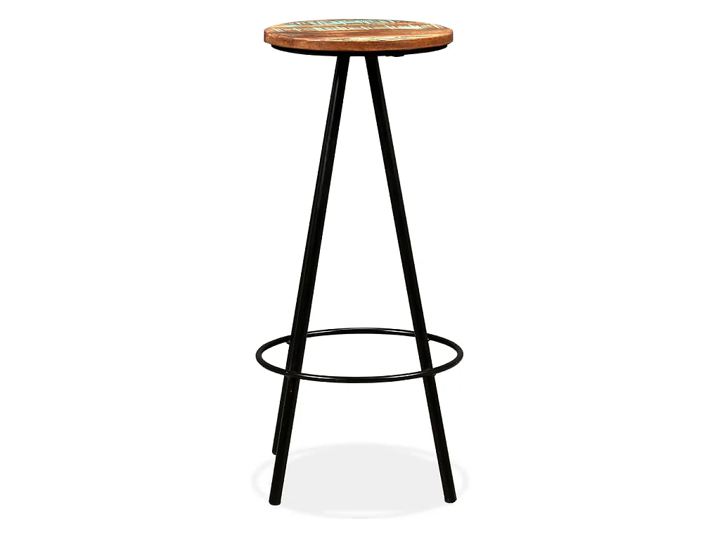 Ensemble de bar 5 pcs Bois de récupération massif
