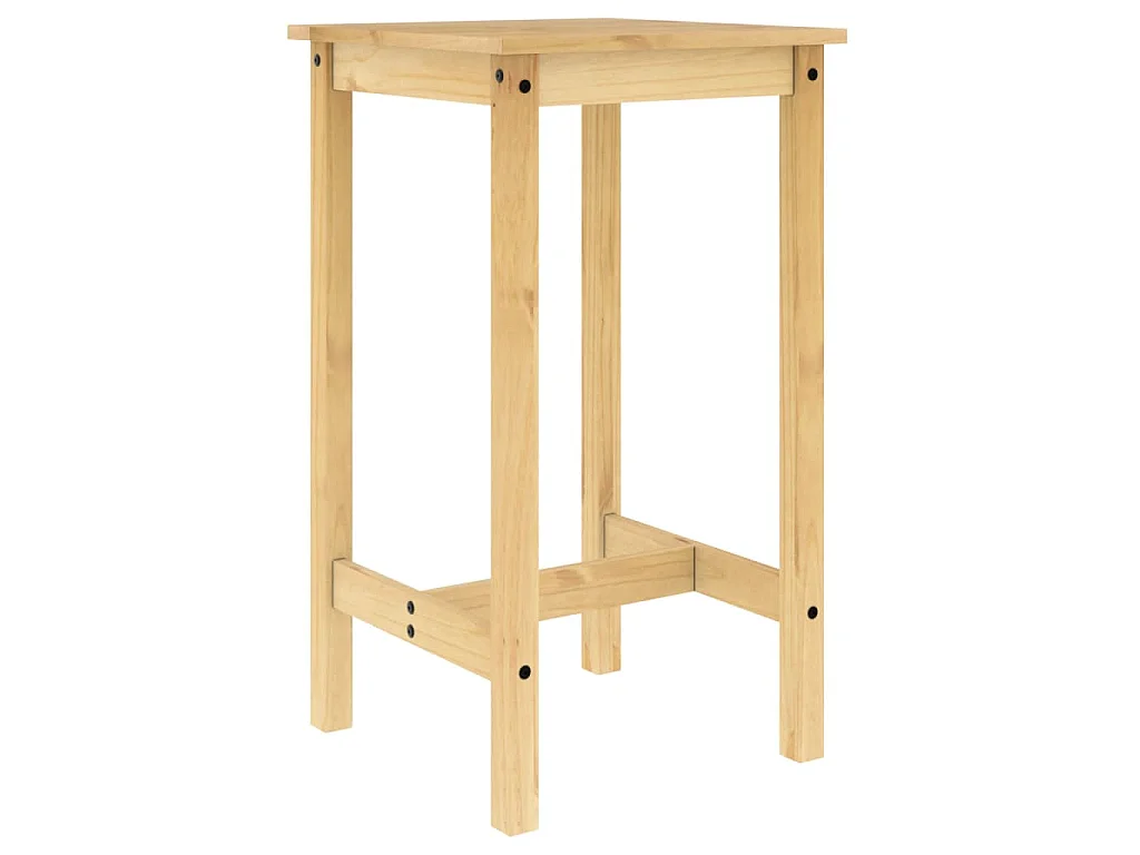 Ensemble de bar 3 pcs Bois de pin massif