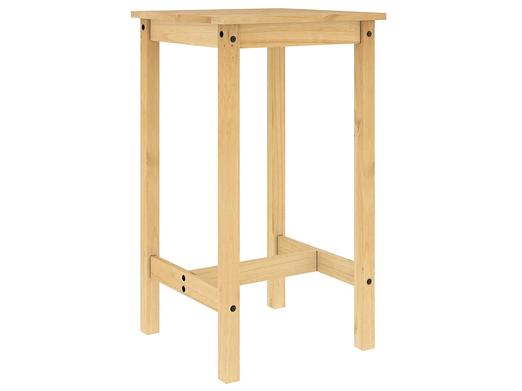 Ensemble de bar 3 pcs Bois de pin massif
