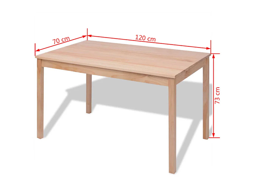Ensemble de salle à manger sept pièces Pinède