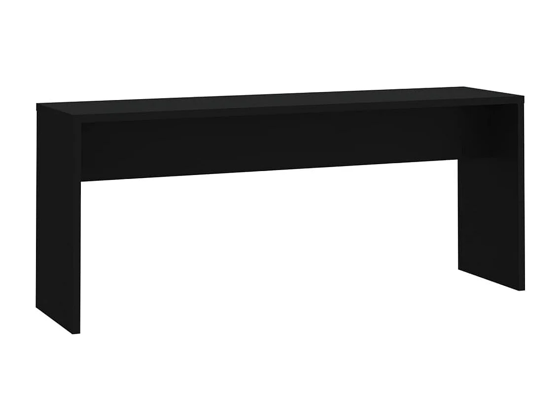 Ensemble à manger 3 pcs Noir Bois d'ingénierie