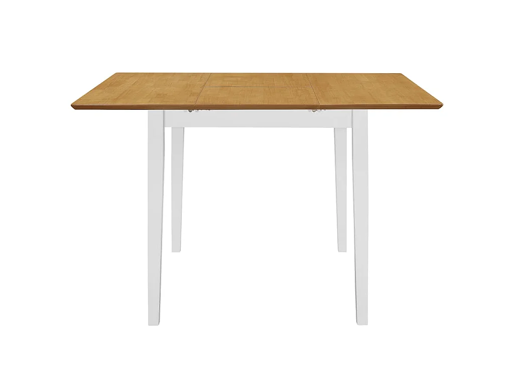 Mobilier de salle à manger 5 pcs MDF Blanc