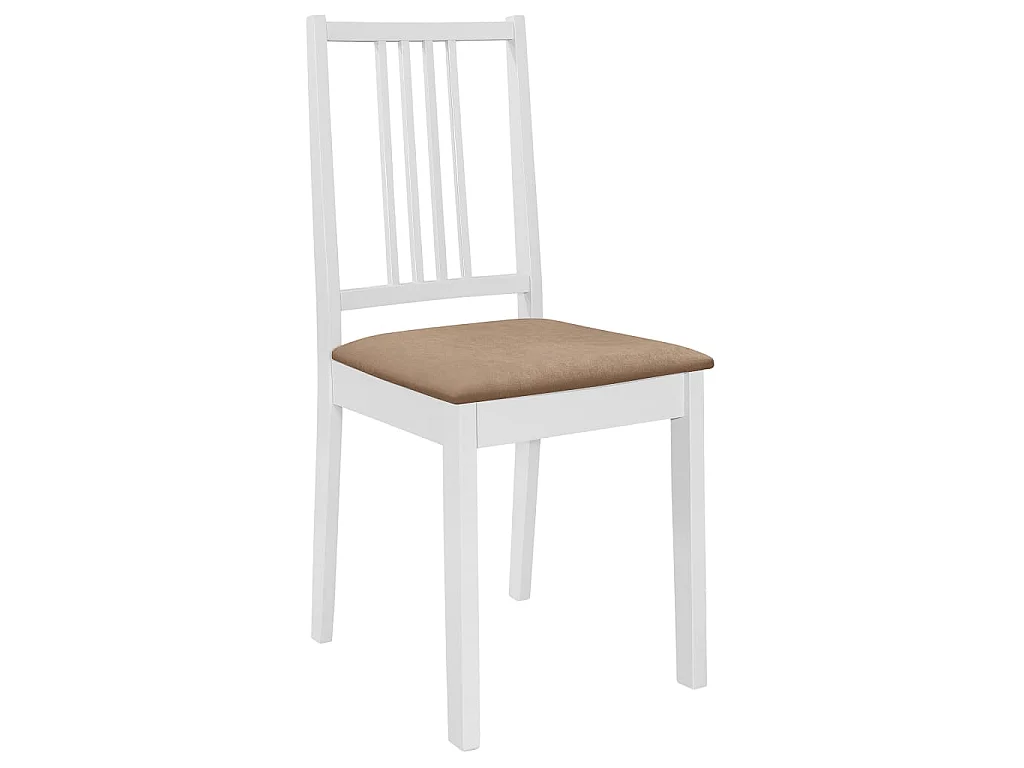Mobilier de salle à manger 5 pcs MDF Blanc