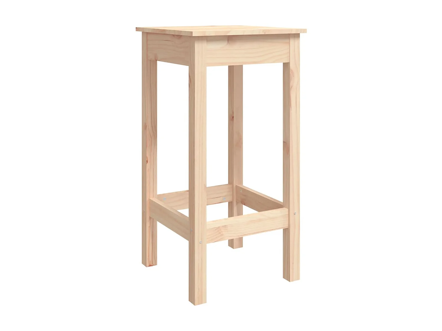 Ensemble de bar 3 pcs Bois de pin massif