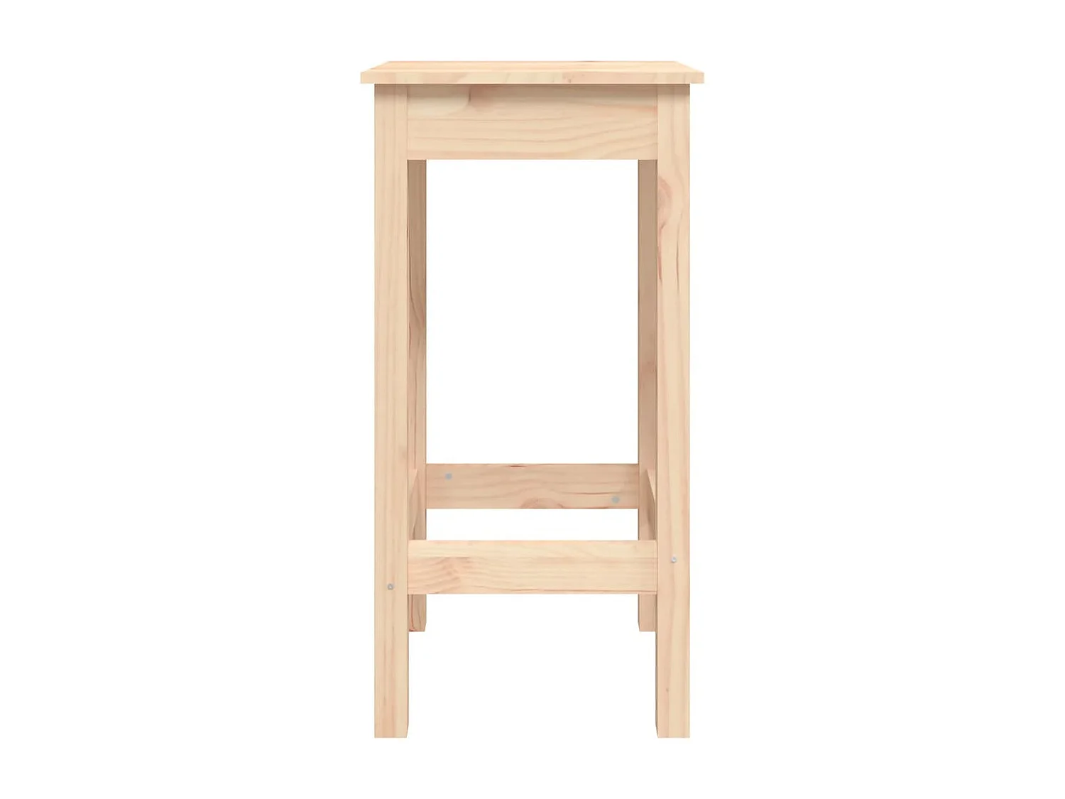 Ensemble de bar 3 pcs Bois de pin massif