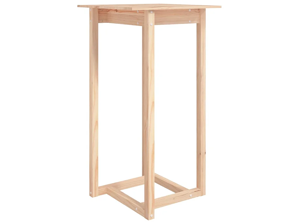 Ensemble de bar 3 pcs Bois de pin massif