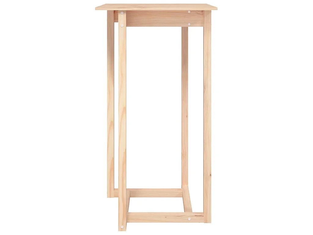 Ensemble de bar 3 pcs Bois de pin massif