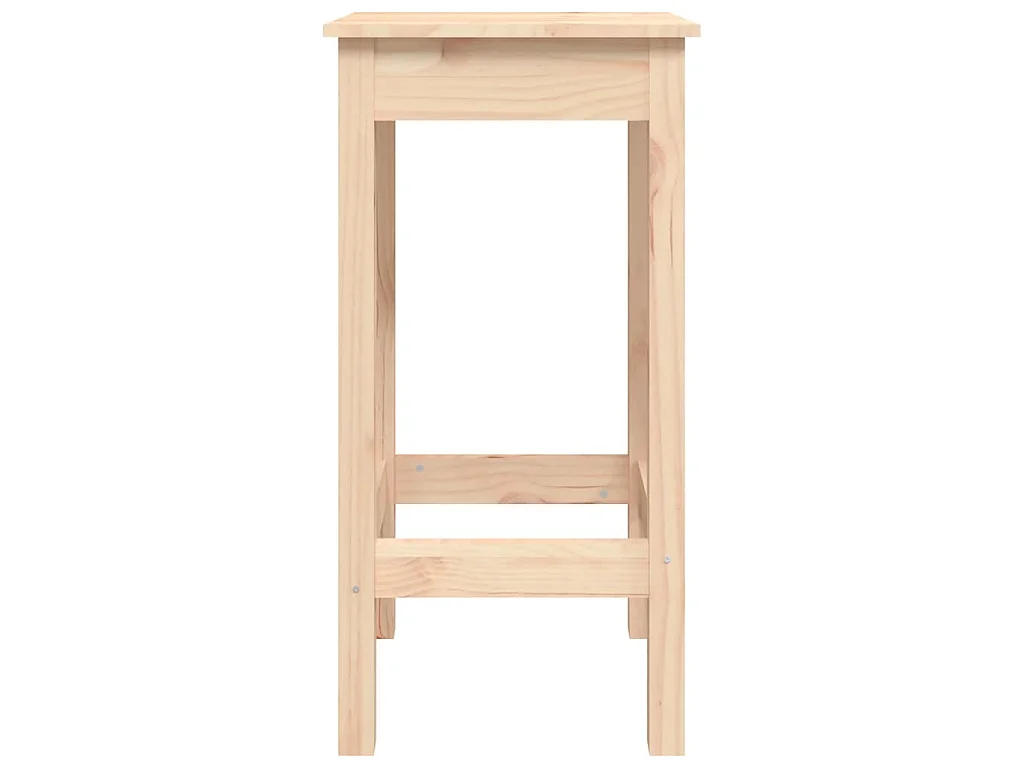 Ensemble de bar 3 pcs Bois de pin massif