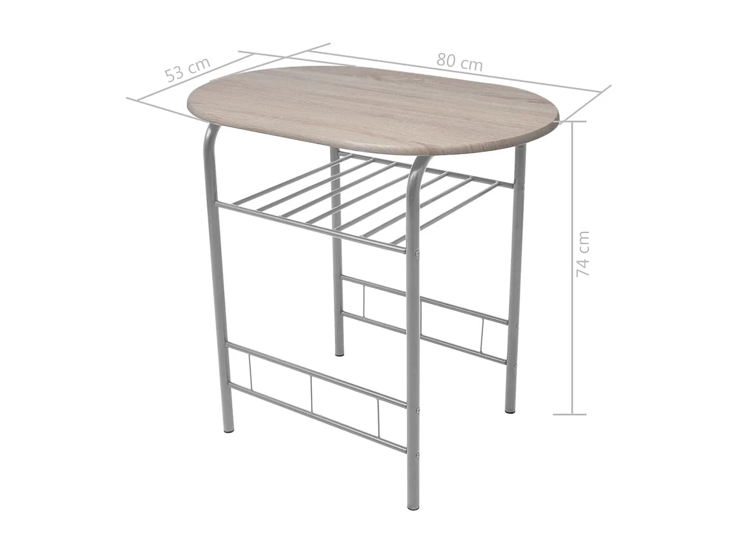 Frühstückstisch Bar-Set MDF