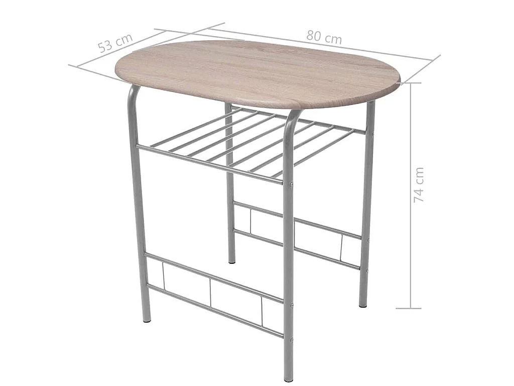 Frühstückstisch Bar-Set MDF