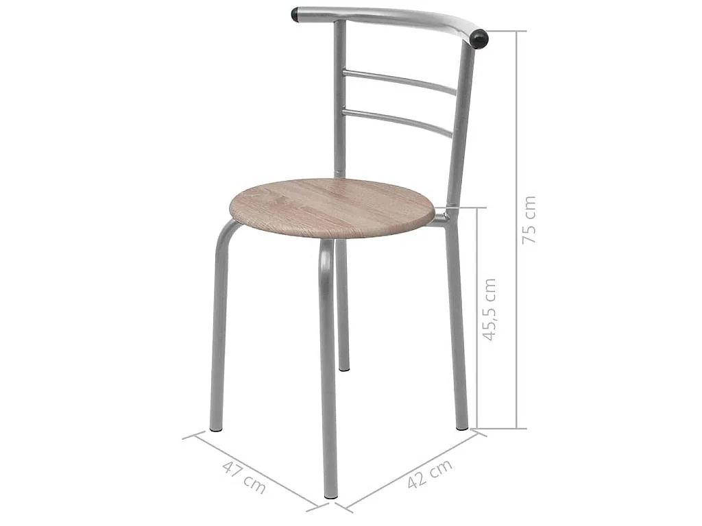 Frühstückstisch Bar-Set MDF