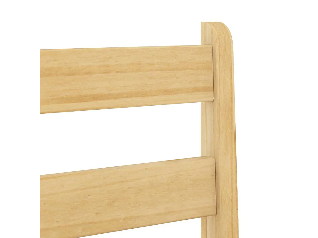 Chaises de bar lot de 2 bois de pin solide