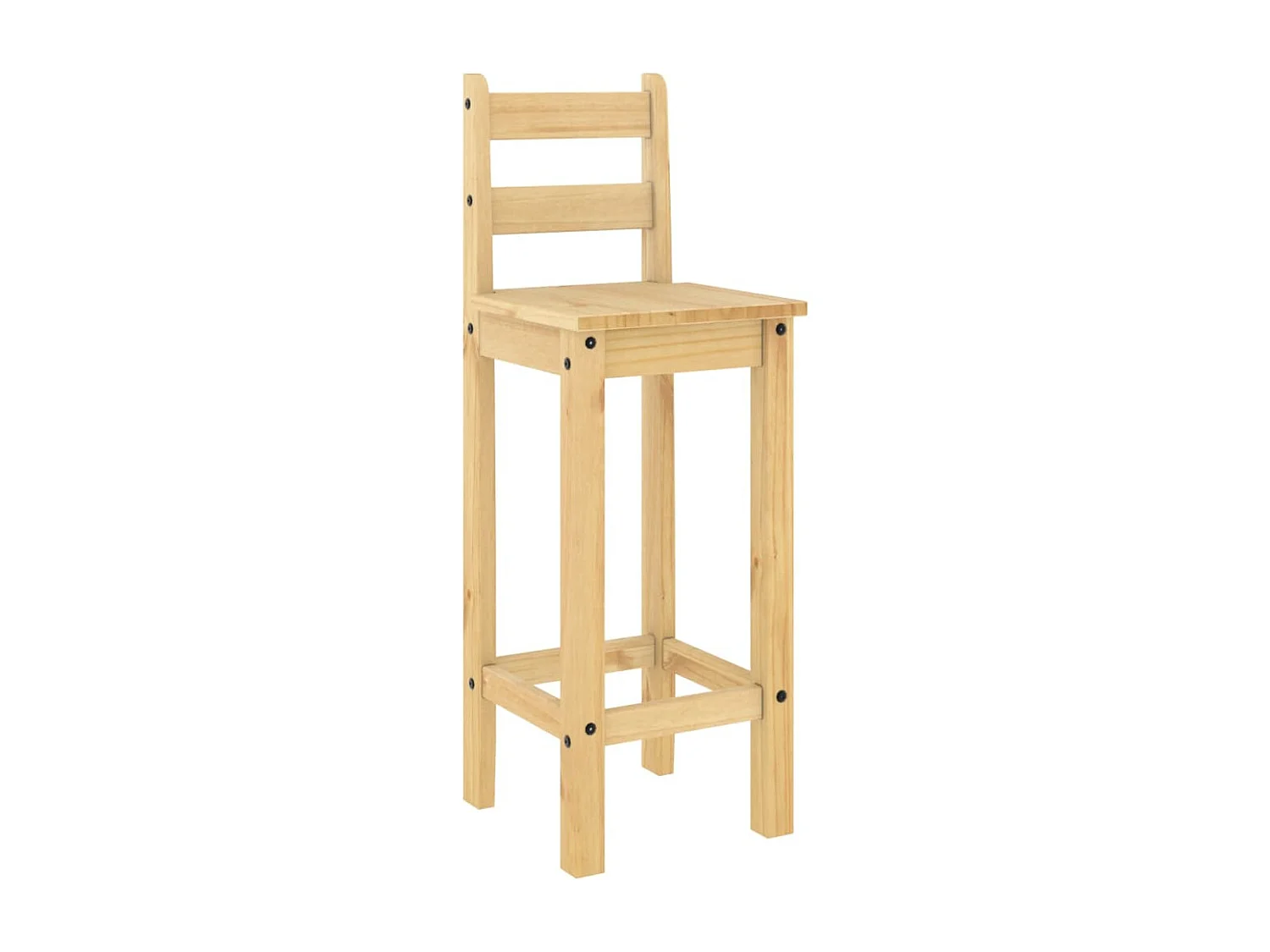 5 pcs conjunto de bar pinho maciço