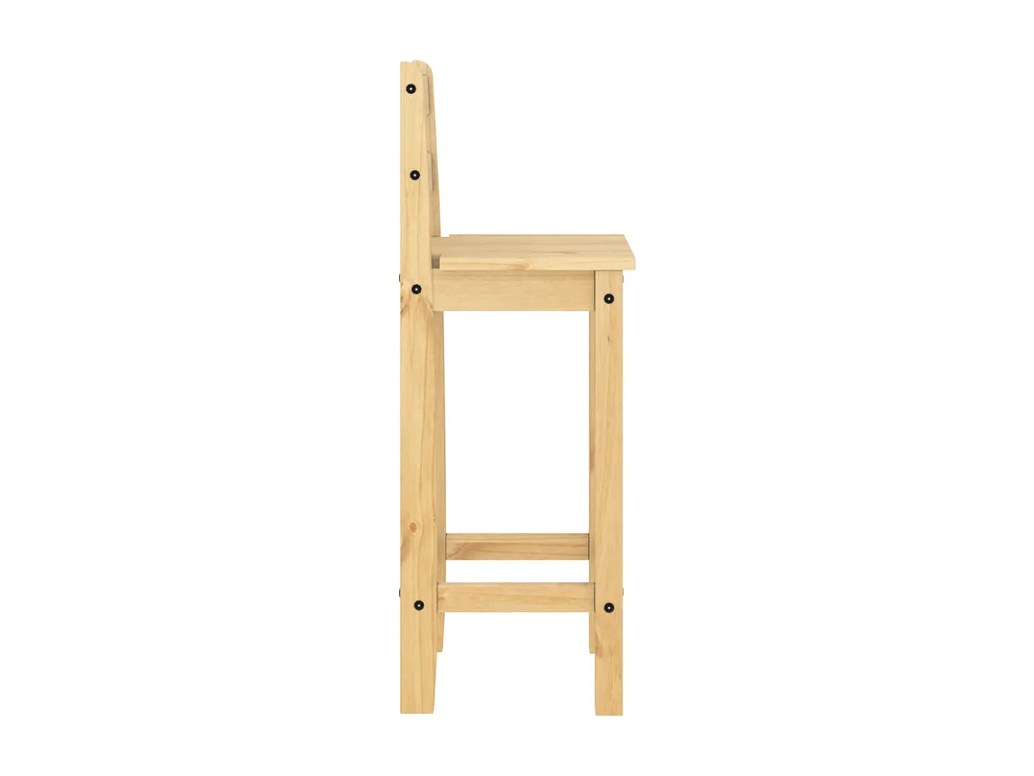 5 pcs conjunto de bar pinho maciço