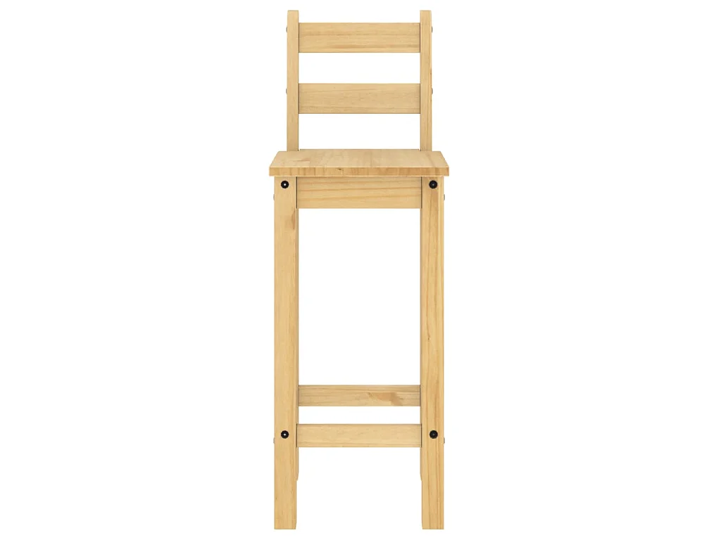 Ensemble de bar 3 pcs Bois de pin massif