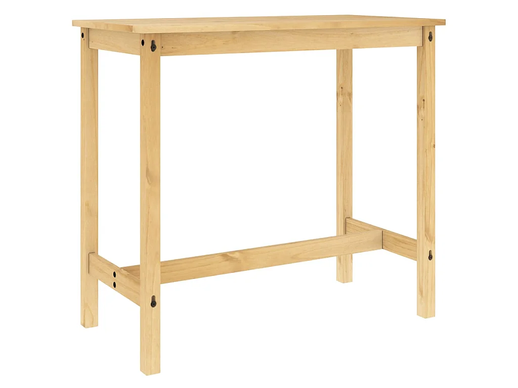 Ensemble de bar 3 pcs Bois de pin massif