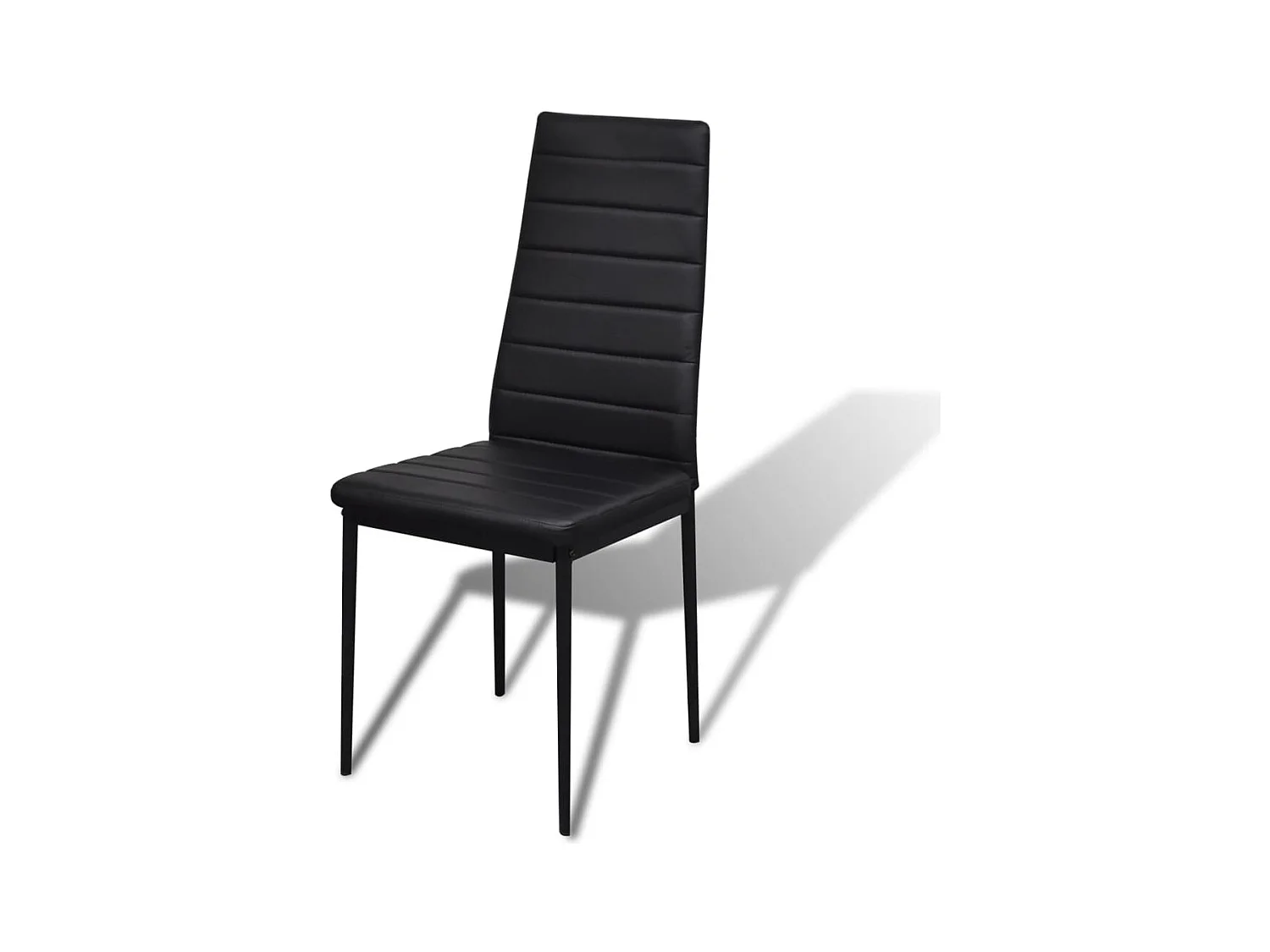 Ensemble de table pour salle à manger cinq pièces noir