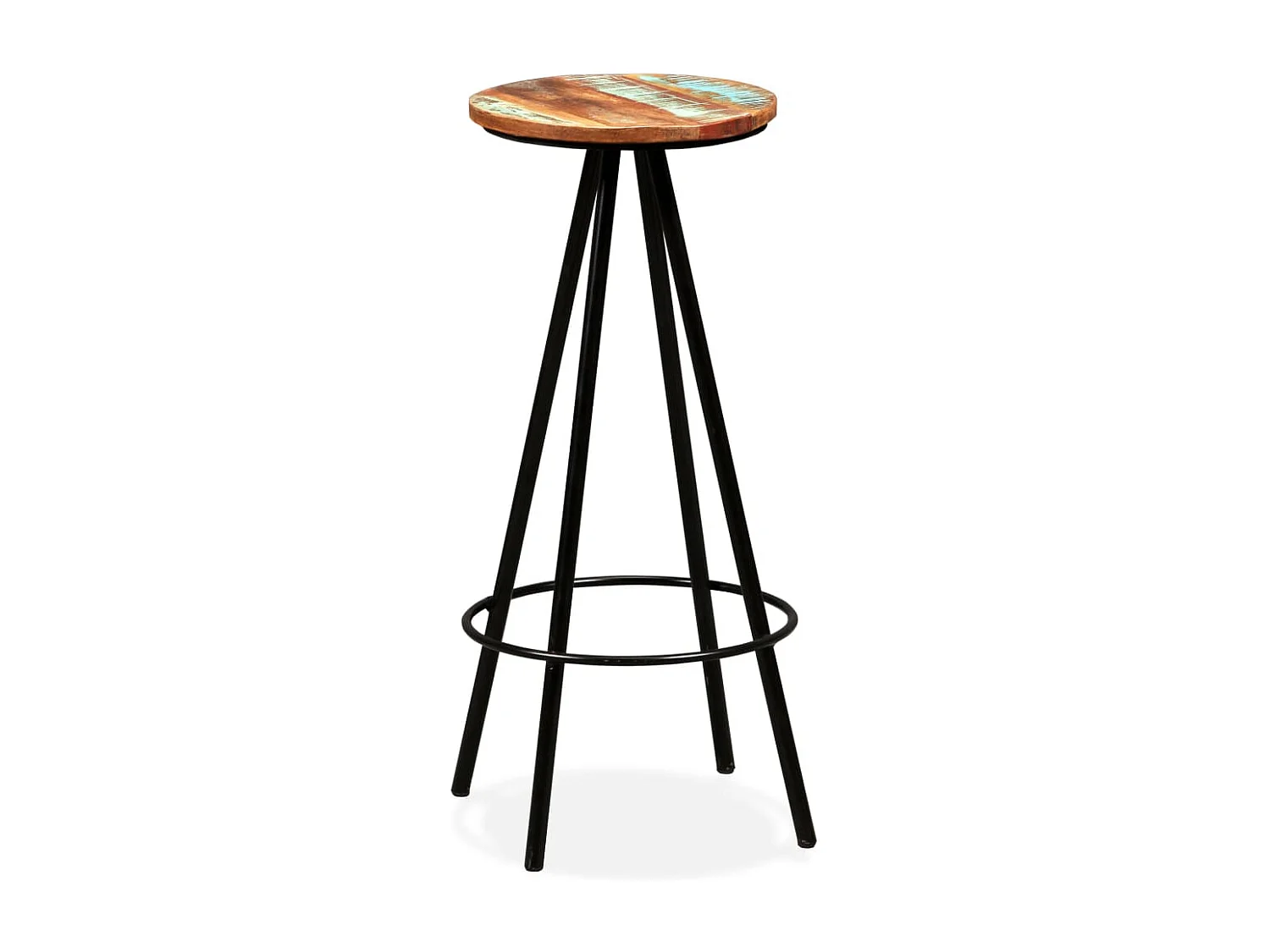 Barset massief gerecycled hout 3-delig