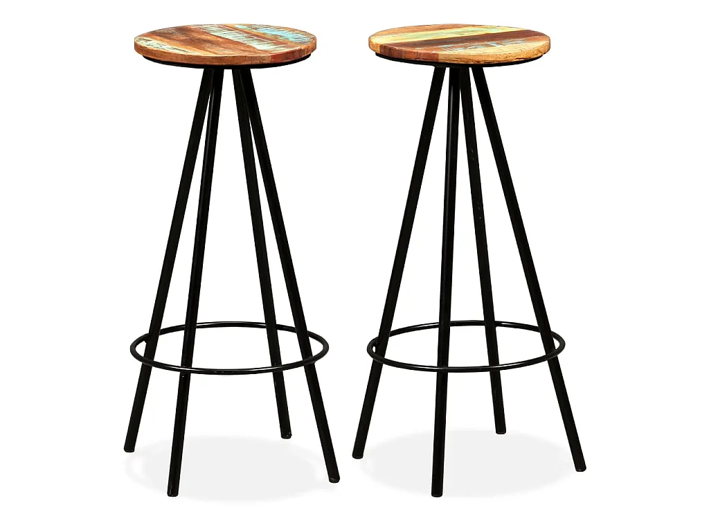 3-tlg. Bar-Set Altholz Massiv