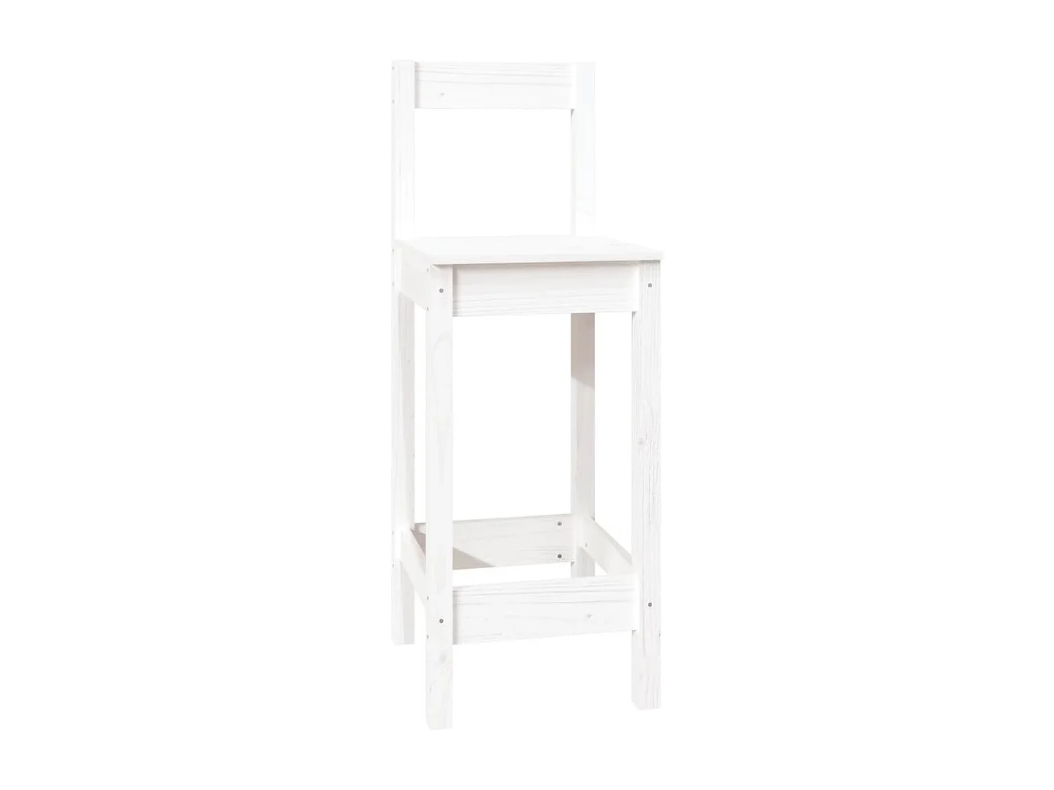 7 pcs conjunto de bar pinho maciço branco