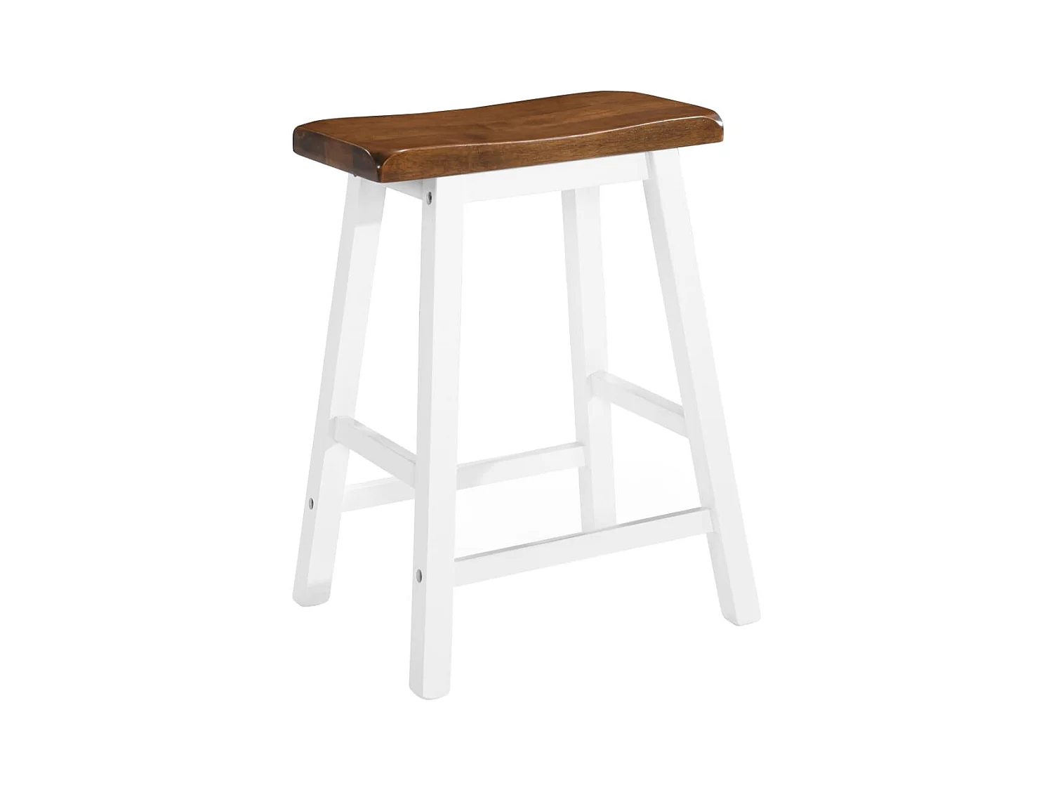 Set de mesa y taburete de bar 3 piezas madera maciza