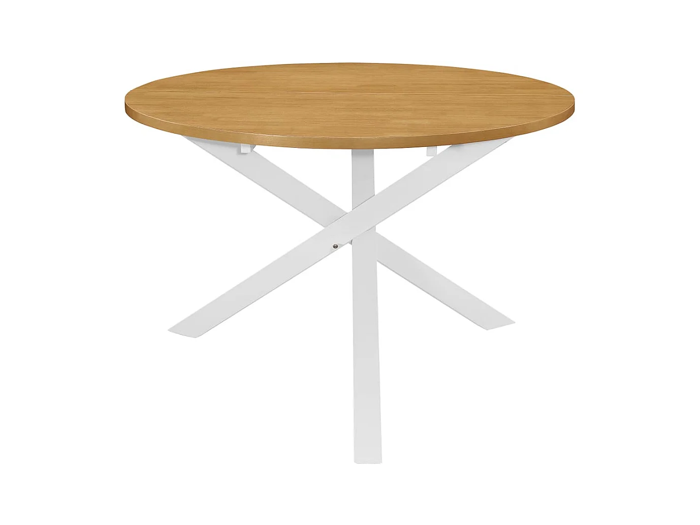 Set per Sala da Pranzo 5 pz in MDF Bianco