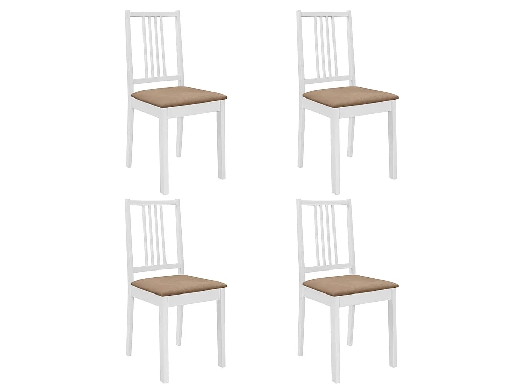 5 pcs conjunto de jantar MDF branco