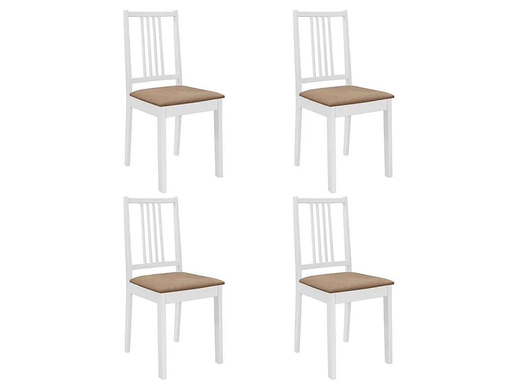 5-delige Eethoek MDF wit
