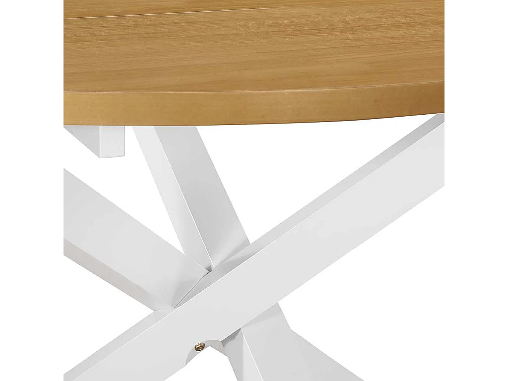 5-delige Eethoek MDF wit