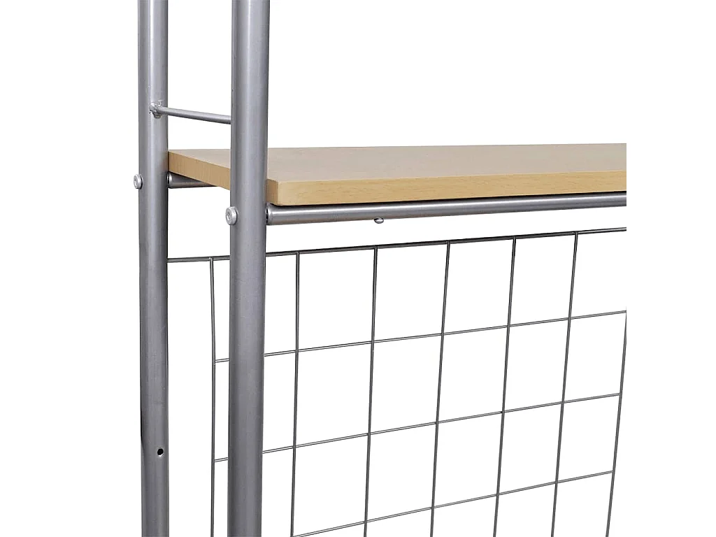 Jeu de bar petit-déjeuner pliable avec 2 chaises
