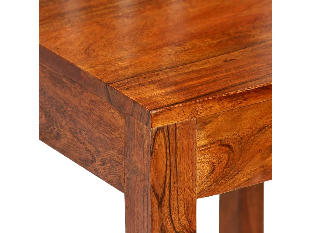 Juego de mesas de comedor 7 uds madera maciza de acacia y mango