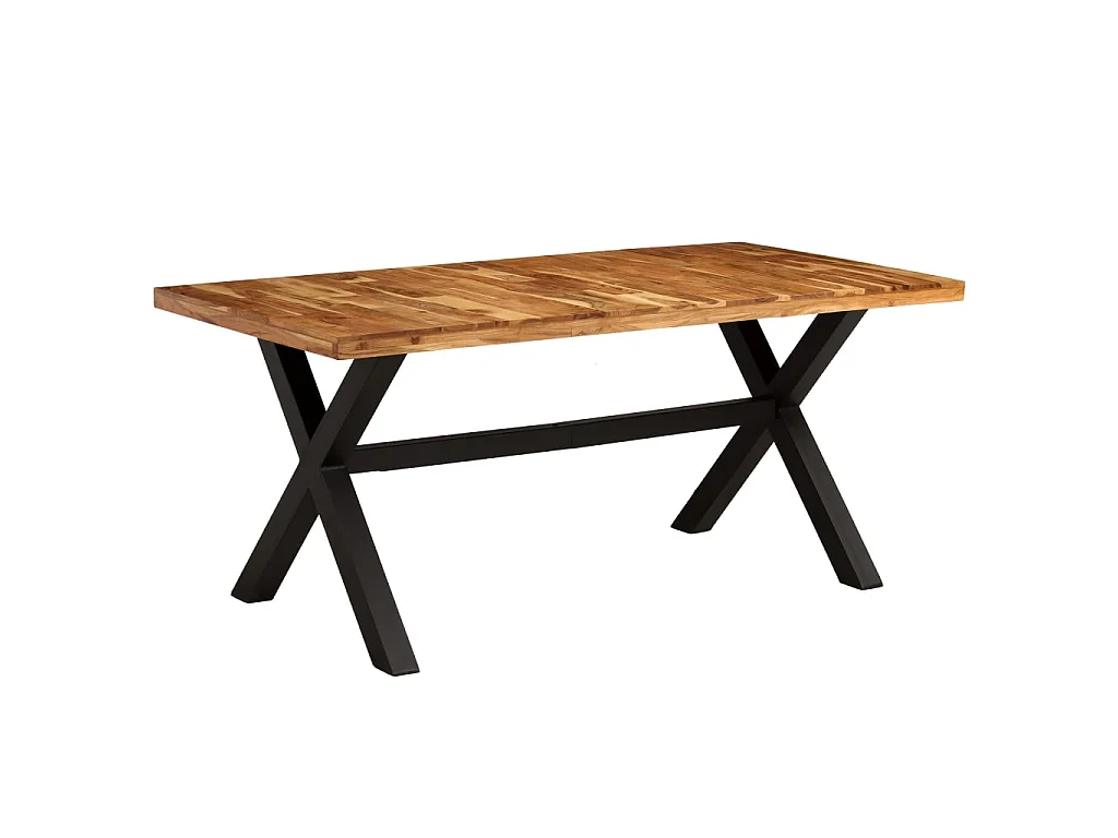 Ensemble de tables à manger 7 pcs Manguier et acacia massif