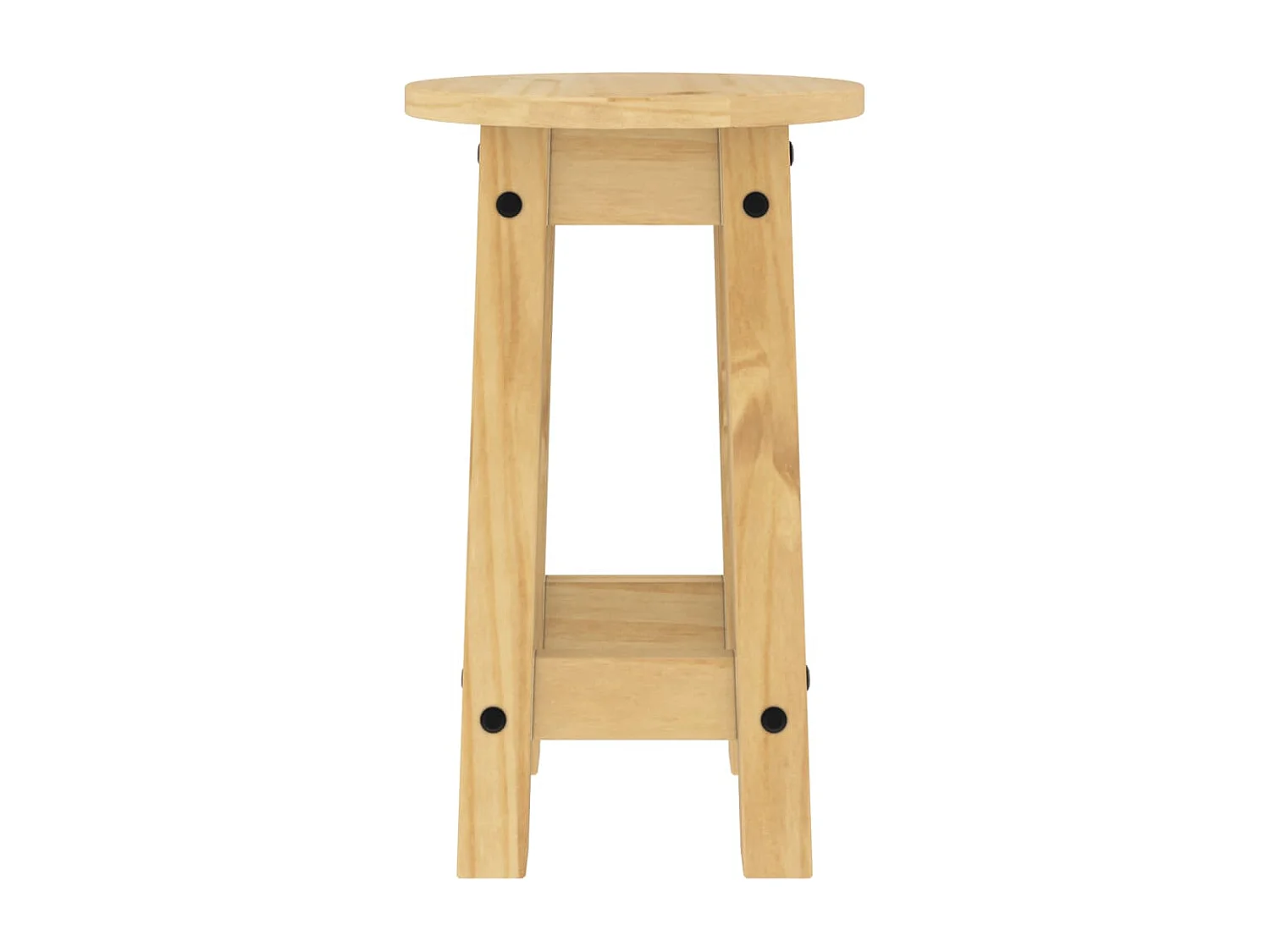 Tabourets de bar lot de 2 bois massif de pin