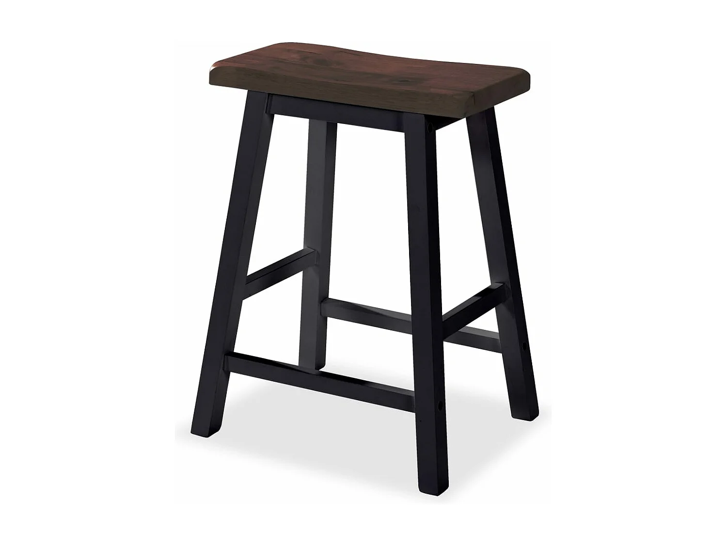 3-delige Barset MDF zwart