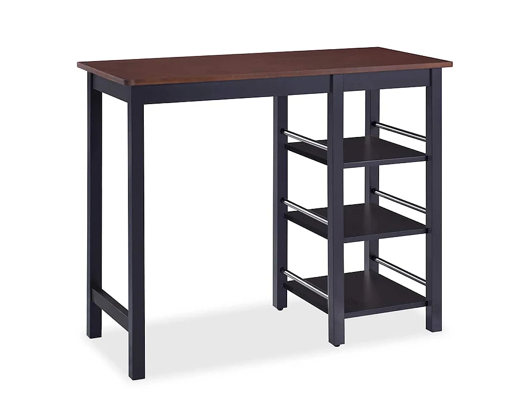 Set da Bar 3 pz in MDF Nero
