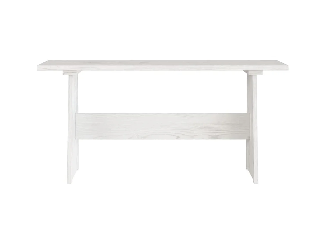 Juego de comedor REINE 3 pzas madera maciza de pino blanco