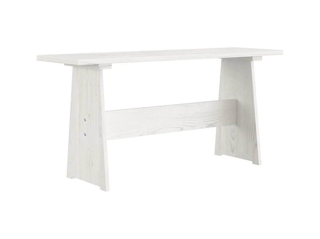 Juego de comedor REINE 3 pzas madera maciza de pino blanco