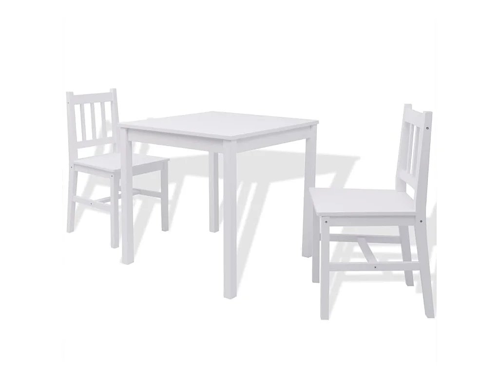 3-delige Eethoek wit