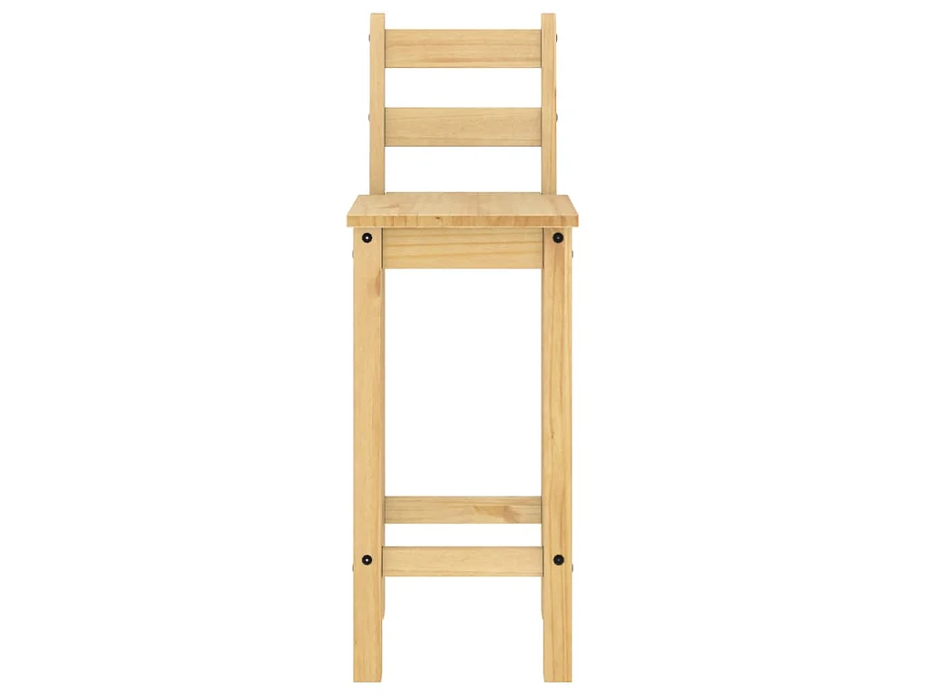 Ensemble de bar 5 pcs Bois de pin massif