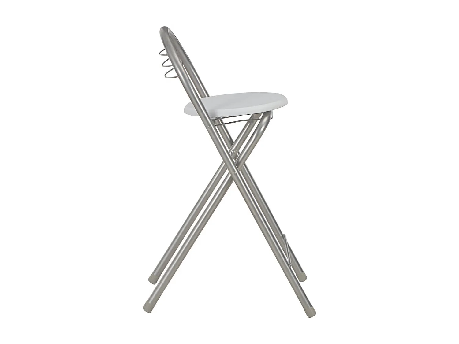 Ensemble de bar avec étagères 3 pcs Bois et acier Blanc